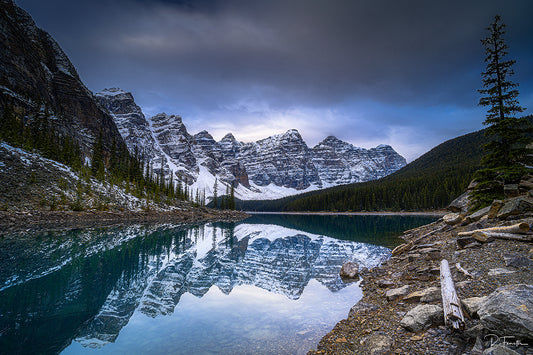 Moody Skies over Moraine Lake