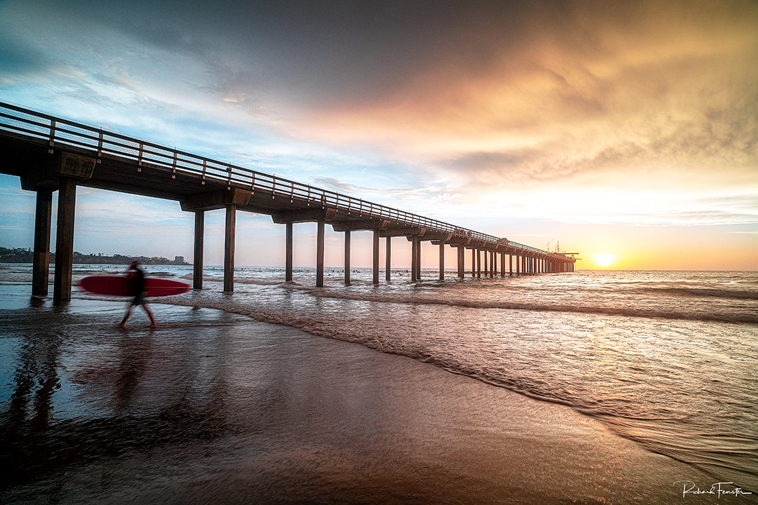 The Sunset Surfer